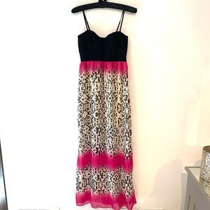 Black Lace Maxi Dress